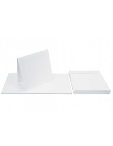 Lessebo Stationery / Set 240g White creased + Envelope K4 25pcs