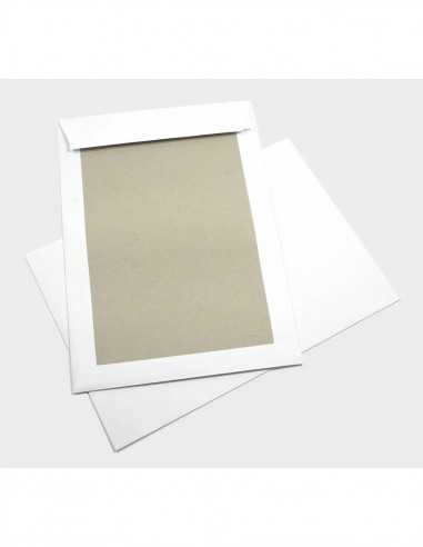 Envelope with Cardboard B4 White 400g 25pcs