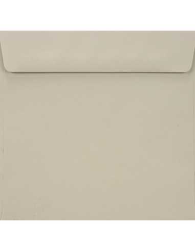 Burano Square Envelope 15,5x15,5cm Gummed Grigio Light Grey 90g
