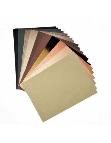 Set of brown coloured papers pack of 20A4