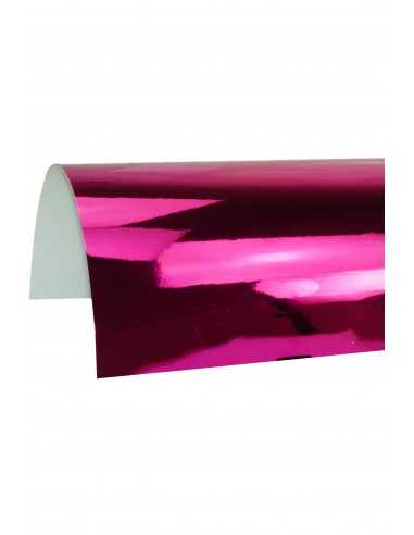 Mirror decorative paper 270g mirrow dark pink pack of 10A4