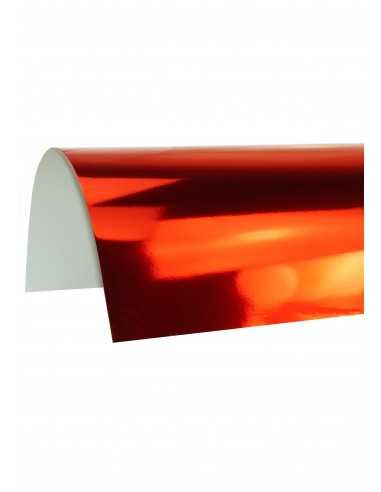 Mirror decorative paper 270g mirrow red pack of 10A4