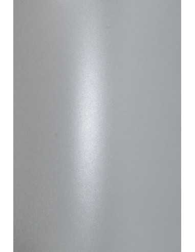 Aster Metallic Paper 250g Silver Pack of 10 A5