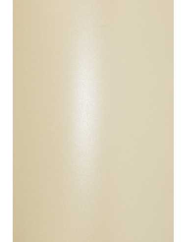 Aster Metallic Paper 300g White Pack of 10 A5