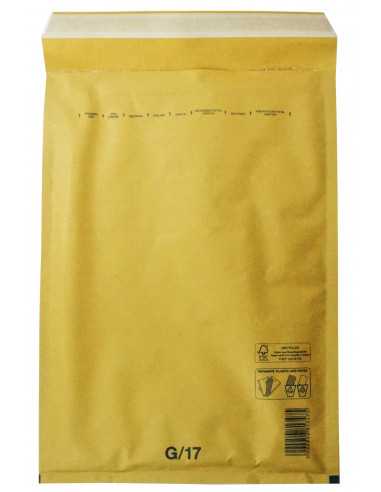 Bubble envelope Netuno 17/6 brown 10units