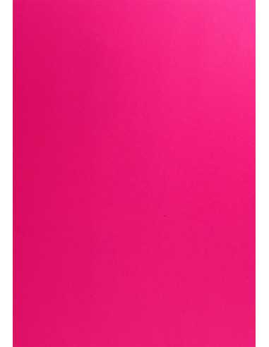 Popset Virgin Paper 240g Shocking Pink Pack of 10 A4