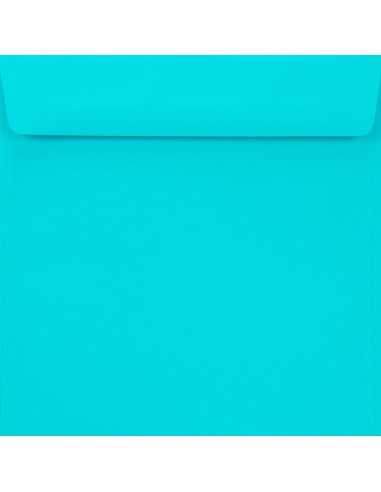 Burano Square Envelope 15,5x15,5cm Gummed Azzurro Reale Blue 90g
