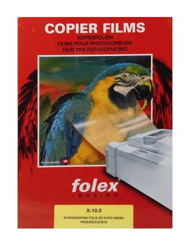 FOLEX X-10 Transparent foil for laser printers, pack. 100A4