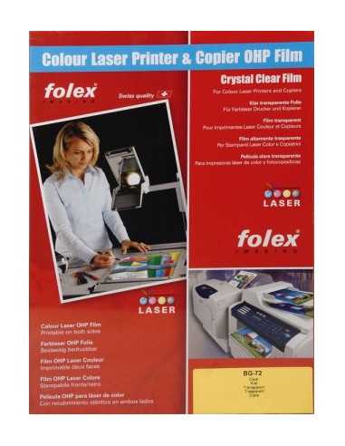 FOLEX BG-72 Transparent foil for color laser printers, pack. 10A4