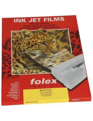 FOLEX BG-32 Transparent foil for color inkjet printers, pack. 10A4