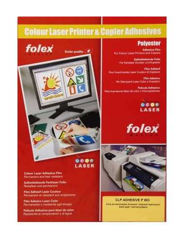 FOLEX ADHESIVE P-WO White self-adhesive foil for color laser printers, pack. 50A4
