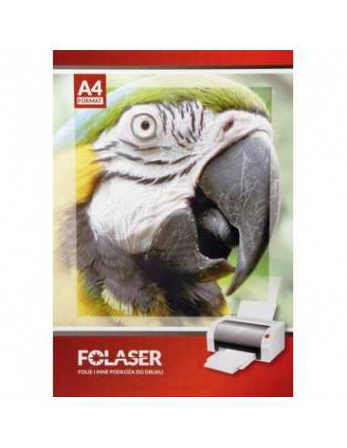 FOLASER MAT SILVER silver self-adhesive foil for laser printers pack. 10A4