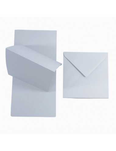 Set of Rainbow 160gsm R99 grey scored papers + K4 envelopes 25pcs