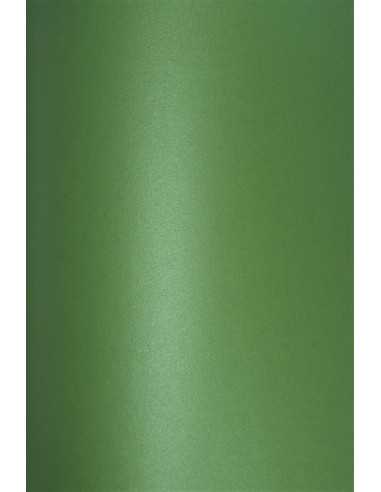 Aster Metallic 280gsm paper Christmas Green colour pack of 10A4 sheets
