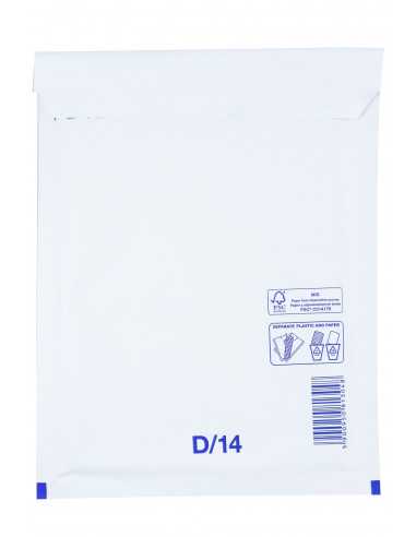 Bubble envelope Netuno 14/D white 10pcs