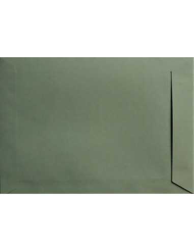 Design Eko decorative plain ecological envelope C5 HK green 110gsm peel&seal straight flap