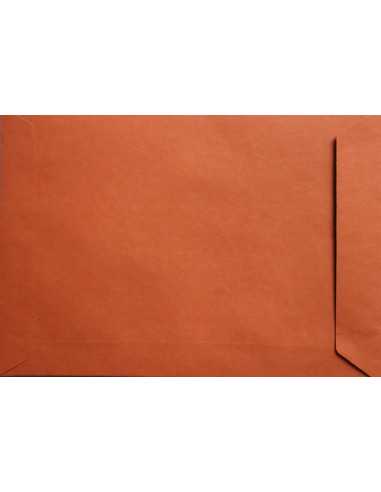 Design Eko decorative plain ecological envelope C5 HK orange 110gsm peel&seal straight flap