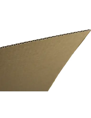 Corrugated layer pad B Brown 385gsm 80x120cm/31,5x47,25 ” sheet