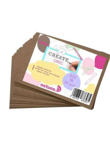 Decorative Bristol paper Eco A6 50pcs