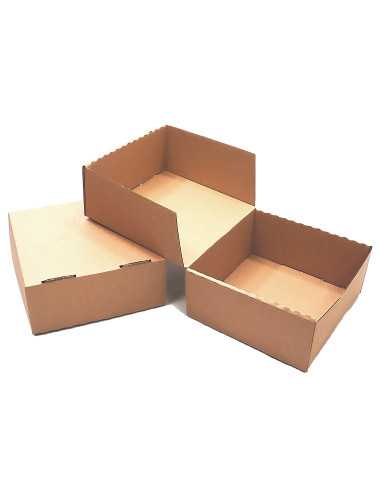 Cardboard K4 16x16x7.5cm brown 100pcs.