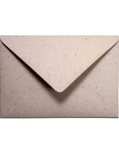 Crush eco-friendly plain coloured decorative envelope B6 Cocoa beige 120gsm gummed