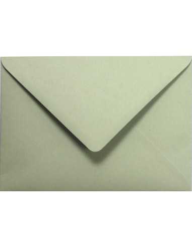 Crush eco-friendly plain coloured decorative envelope B6 Kiwi light green 120gsm gummed