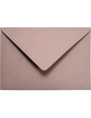 Crush eco-friendly plain coloured decorative envelope B6 Almond light brown 120gsm gummed