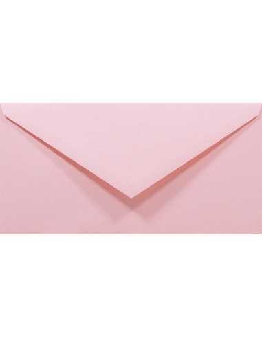 Rainbow coloured decorative envelope DL NK R54 pastel pink 80gsm gummed