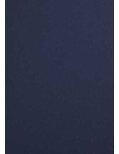 Materica plain coloured ecological decorative paper Cobalt navy blue 120gsm 10A4 sheets