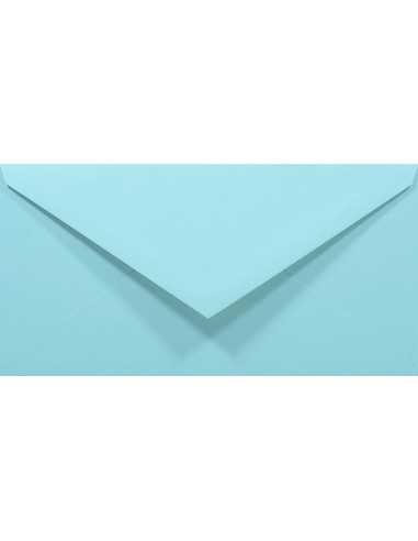 Rainbow coloured decorative envelope DL NK R82 pastel blue 80gsm gummed