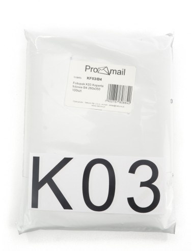 Poly mailing bags K03 foil envelope B4 260x350mm 25pcs.