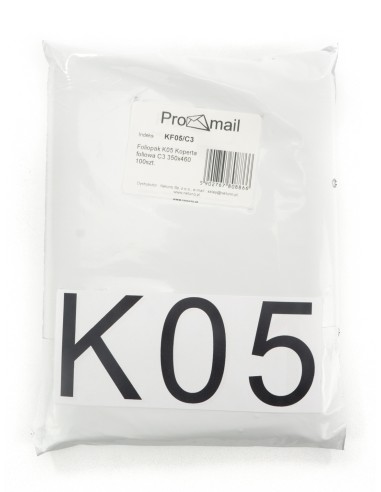 Poly mailing bags K05 foil envelope C3 350x460mm 25pcs.