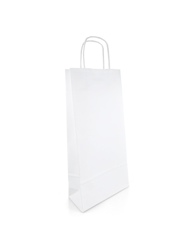 White kraft paper bag 180x80x380mm 20pcs.