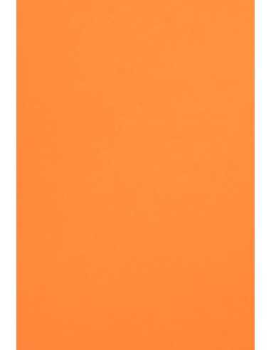 Malmero decorative plain coloured paper Orange orange 120gsm A4 10pcs.