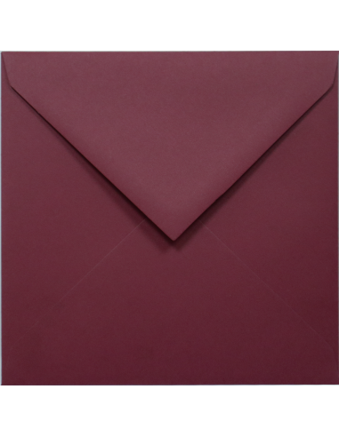 Malmero decorative envelope K4 17cm 120gsm Palissandre maroon gummed delta flap