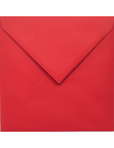 Malmero decorative square envelope K4 17 cm 120gsm Vermillon red gummed delta flap