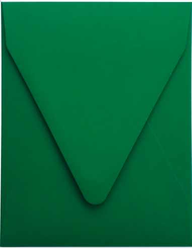 Malmero plain coloured decorative envelope I8 18.2x13.4cm Amazone dark green 120gsm pointed flap gummed