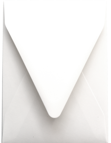 Malmero plain coloured decorative envelope I8 18.2x13.4cm Blanc white 120gsm pointed flap gummed