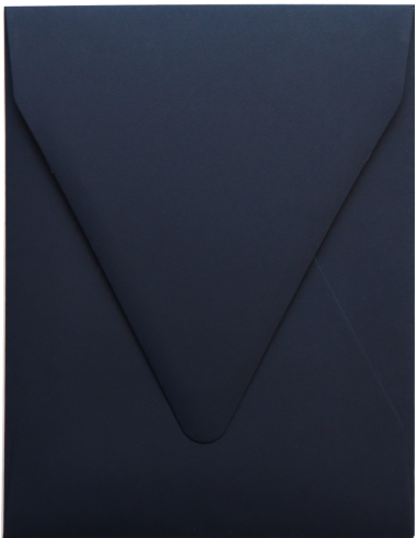 Malmero plain coloured decorative envelope I8 18.2x13.4cm Bleu navy 120gsm pointed flap gummed