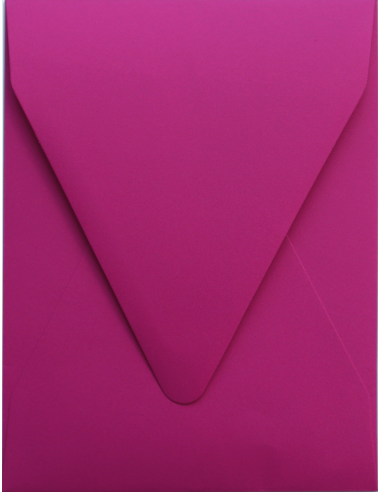 Malmero plain coloured decorative envelope I8 18.2x13.4cm Bougainvillee dark pink 120gsm pointed flap gummed