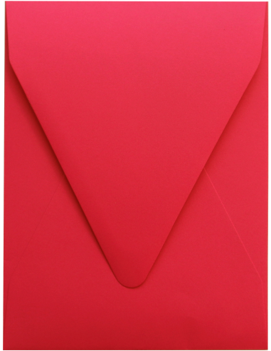 Malmero plain coloured decorative envelope I8 18.2x13.4cm Vermillon red 120gsm pointed flap gummed