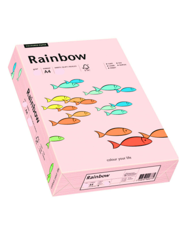 Rainbow Paper 80g R54 Light Pink Pack of 500 A4