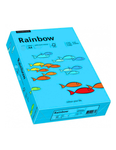 Rainbow Paper 80g R87 Blue 500 A4