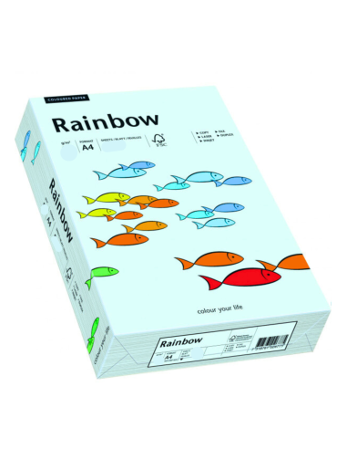 Rainbow Paper 80g R82 Light Blue 500 A4