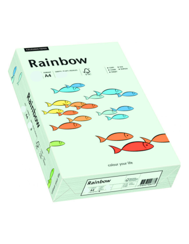 Rainbow Paper 80g R72 Light Green 500 A4