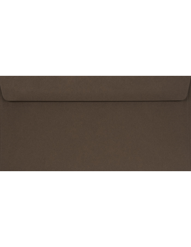 Colorful decorative envelope DL 11x22 HK Sirio Color Caffe brown 115g