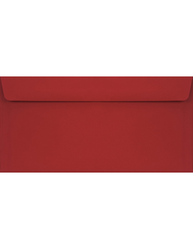 Colorful decorative envelope DL 11x22 HK Sirio Color Lampone red 115g