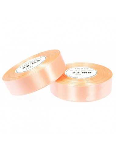 12mm WS8023 Satin Ribbon Peach 32mb