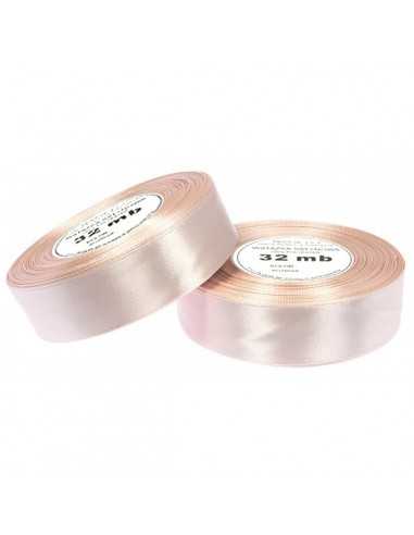 25mm WS8129 Satin Ribbon Beige 32mb