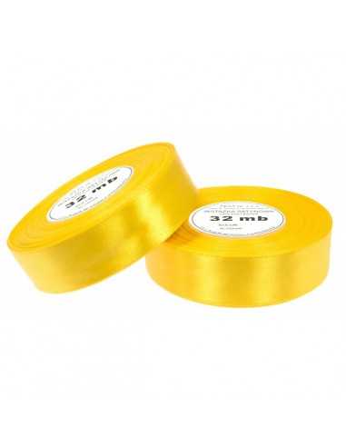 6mm WS8012 Satin Ribbon Yellow Sunny 32mb